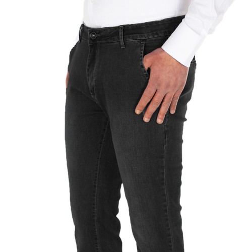 Jeans Uomo Leggero Blu Nero Pantalone Casual Tasca America 44 46 48 50 52 54 - Imagen 31 de 40