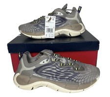 Reebok Zig Kinetica II Boulder Grey Dark Orchid  White Running Shoes Men\'s 9.5 Reebok Zig Kinetica 2 Boulder Grey Dark Orchid for Sale  main image 3