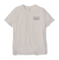 Brixton Palmer Proper T-SHIRT Cream Gr: M Brixton Supply