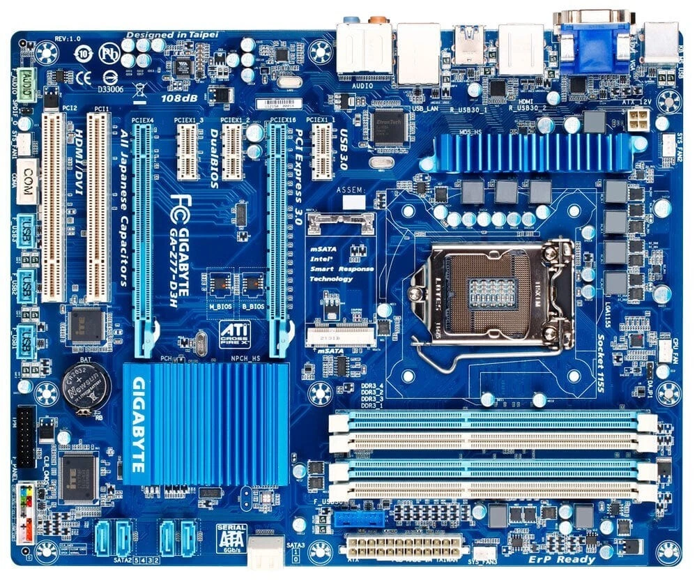 GIGABYTE - GIGABYTE Z77M-D3H-MVP+i5-3570K+HD 5750他 GA-Z77M-D3H-MVP (rev. 1.1) Overview | Motherboard - GIGABYTE