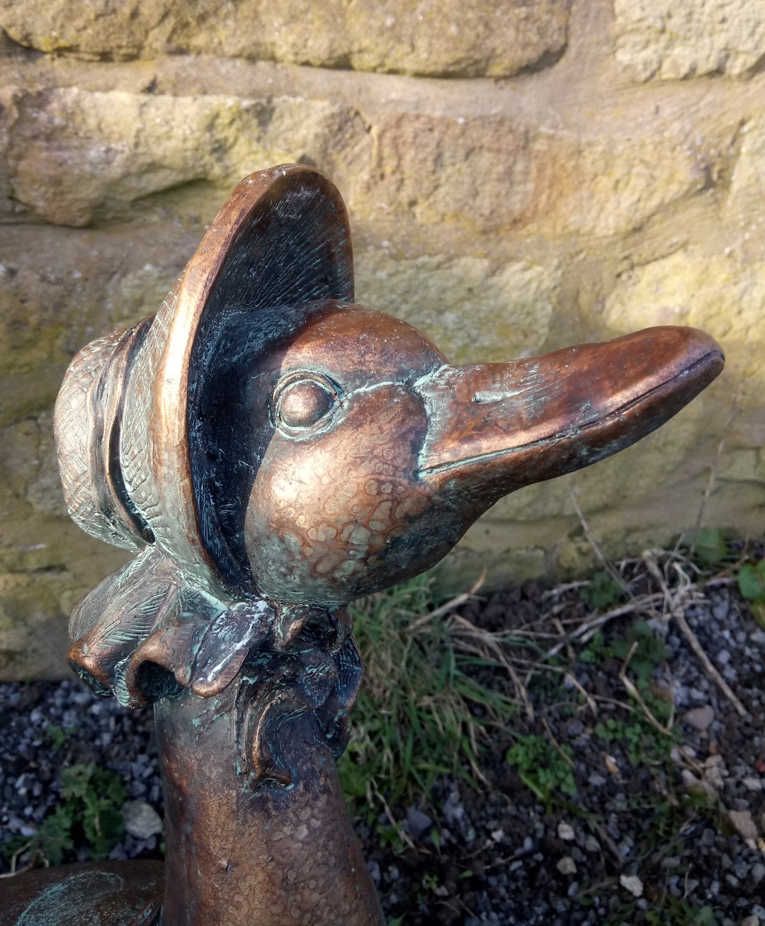 Jemima Puddle Duck Beatrix Potter Garden Ornament Statue Figurine