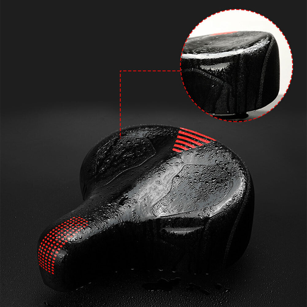 Comfort Bike Seat Cushion Soft Gel Extra Wide Big Bum Bicycle Saddle