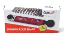 Prestacycle TorqRatchet Pro Deluxe Pocket Multi-Tool Set