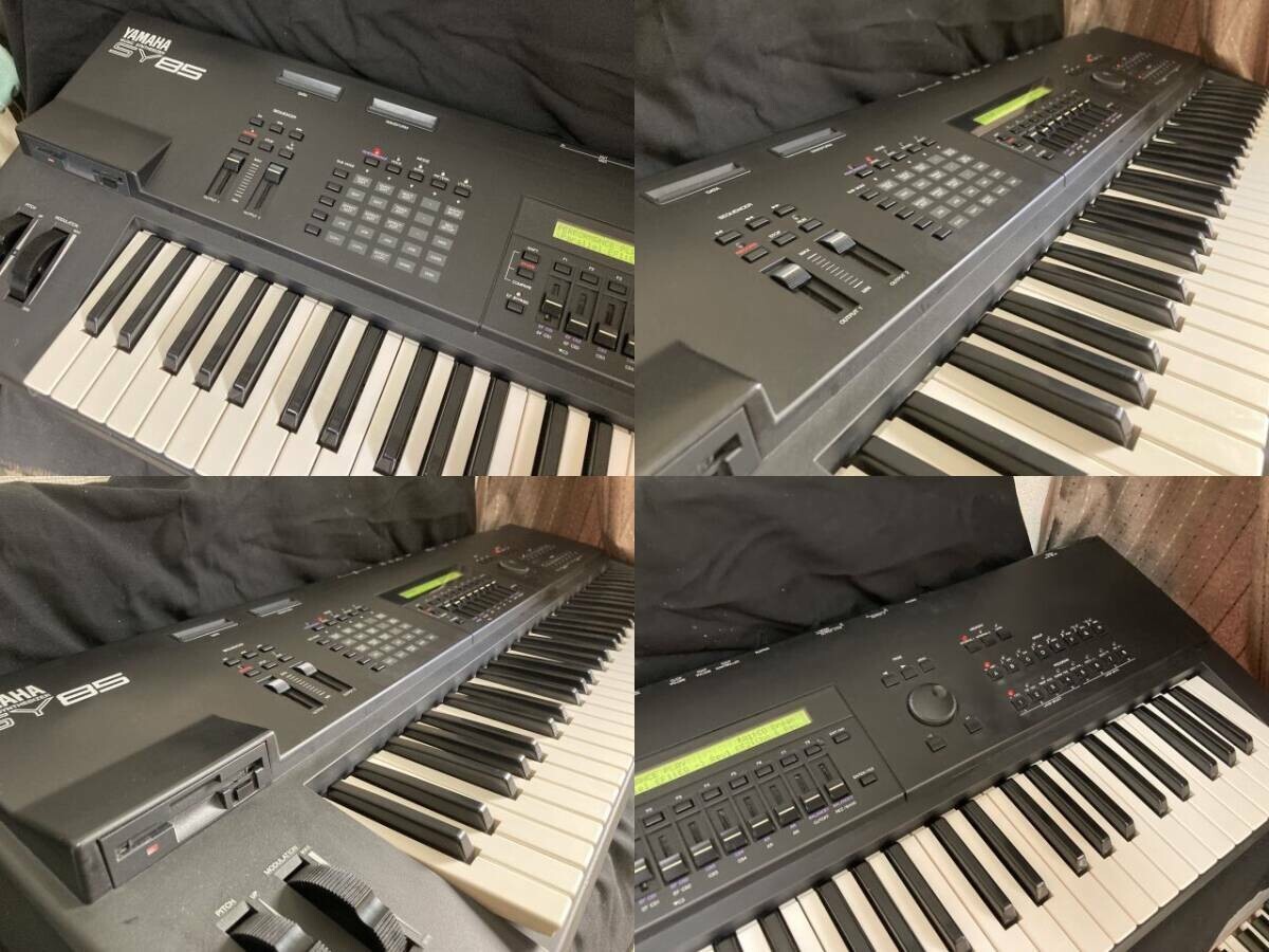 Yamaha SY85 Digital Synthesizer Keyboard 61-Keys Black Good