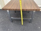 Table 24"X24"X17" Used Laminated w/ Chrome Legs Side/End Table Mid-Century Mod. — photo 10