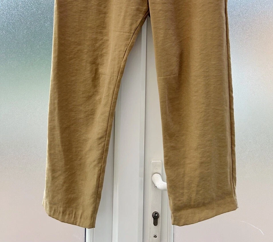 ZARA Khaki Trousers Size M – Comfy Casual Pants with Pockets - Image 4 of 4