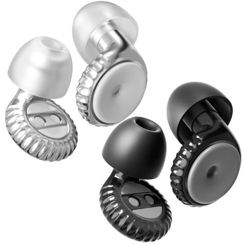 Concert Ear Plugs, 2 Pairs Silicone Reusable Soft High Fidelity Noise Cancelling