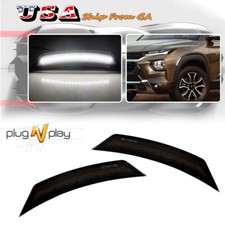 For 2021-2025 Chevrolet Trailblazer Smoked White Led Bumper Side Marker Lights For 2021-2025 Chevrolet Trailblazer Smoked White Led Bumper Side Marker Lights