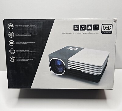 TRONFY TP-50 NEW IN BOX Mini Projector LED Cinema Multimedia TFT LCD