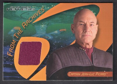 STAR TREK CELEBRATING 40 YEARS (2006) Costume Card #C33a PICARD (RED) Rewards1