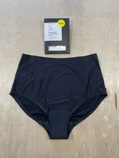 Knix Women's Medium Absorbency Leakproof High Rise Panties Sz XXXXL Black