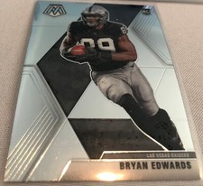 2020 Panini Mosaic Football Bryan Edwards Las Vegas Raiders Rookie #230