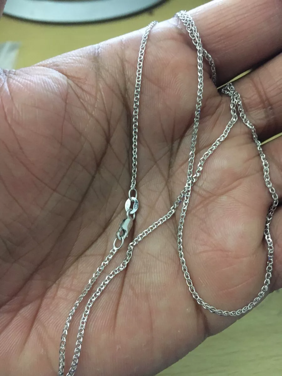 White gold wheat chain best sale necklace