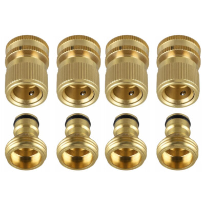 #ad #ad USA Garden Hose Quick Connect Water Hose Fit Brass Female Male Connector 3 4quot; $17.86