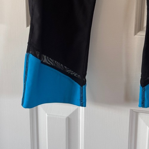 Xersion Womens Black and Blue Fitted Yoga Pants Size XL Extra Large E2 - Picture 6 of 11