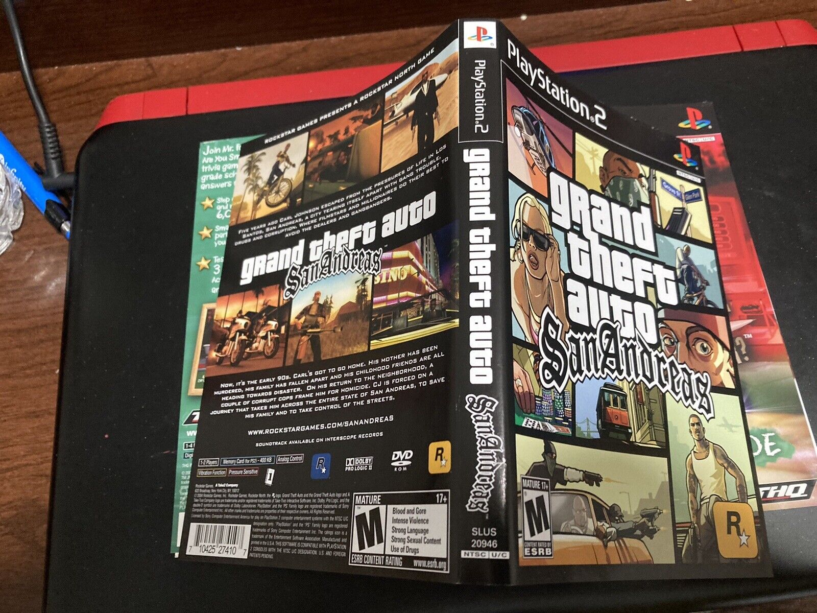 Grand Theft Auto: San Andreas PlayStation 2 Box Art Cover by TheQuickTech