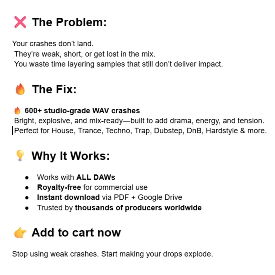 618 Crash One Shots Sample Pack (Wav) für FL Studio, Ableton Live, Logic Pro - Bild 2 von 4