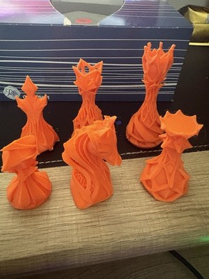 Gothic Chess Set 16 Pieces