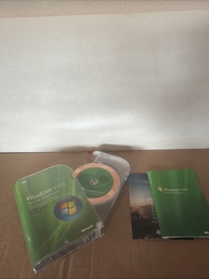 Microsoft Windows Vista Home Premium Full Version  32-bit W/Key