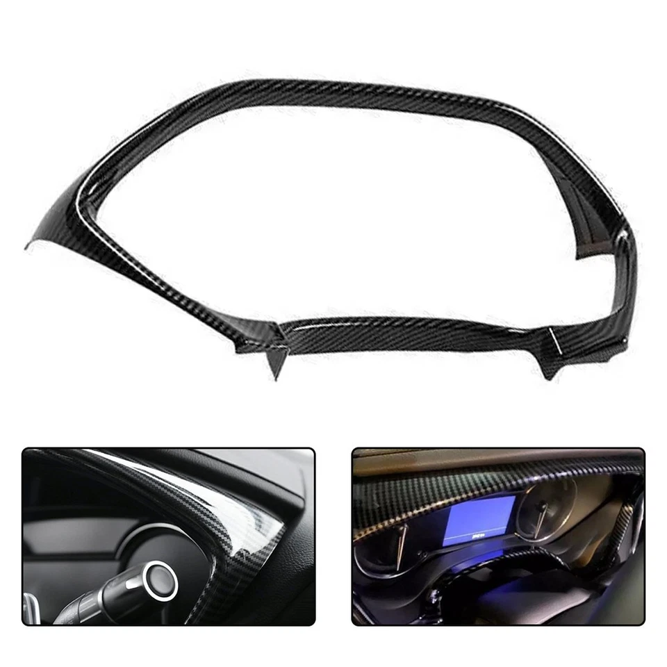 For Cadillac For CT4 Car Interior Carbon Fiber Dash Panel Trim Upgrade - Image 4 of 4