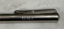 Pluma lágrima Tiffany & Co. de plata esterlina Elsa Peretti iniciales “BMF” grabadas