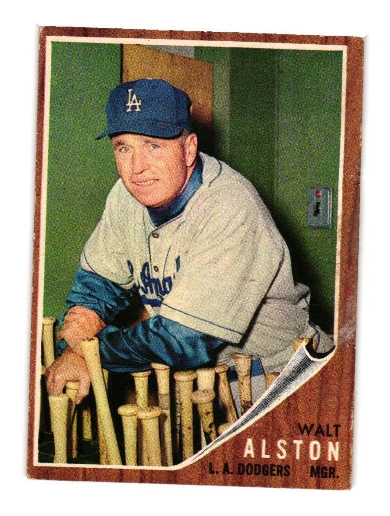 1962 Topps - Walter Alston (#217)  Los Angeles Dodgers