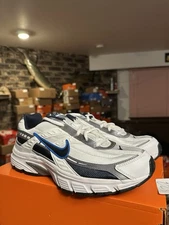 Nike Initiator Sneakers Men’s Size 10.5 White/Obsidian/Cool Grey 394055-101 E24