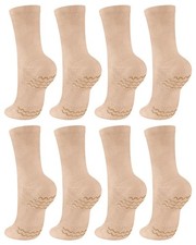 4 Pairs Women Girls Non Slip Dance Socks Ankle Compression Ballet Dancer Stoc...