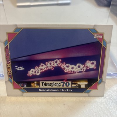 Topps Disneyland 70th Anniversary Trading Card • Neon Astronaut