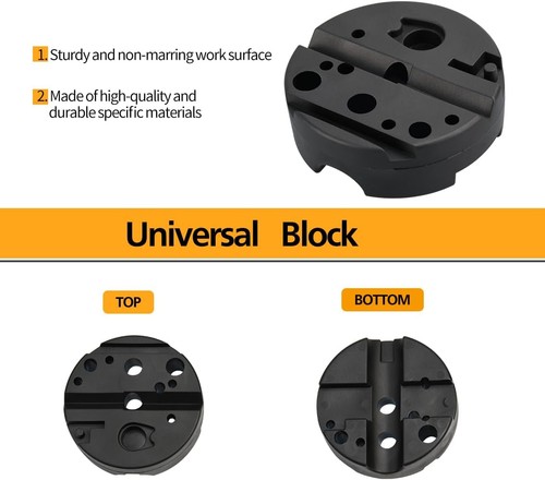 Roll Pin Punch Set, 14 Pezzi Strumenti di Riparazione Rimozione Armaiolo, Blocco Pistola Universale - Foto 4 di 11