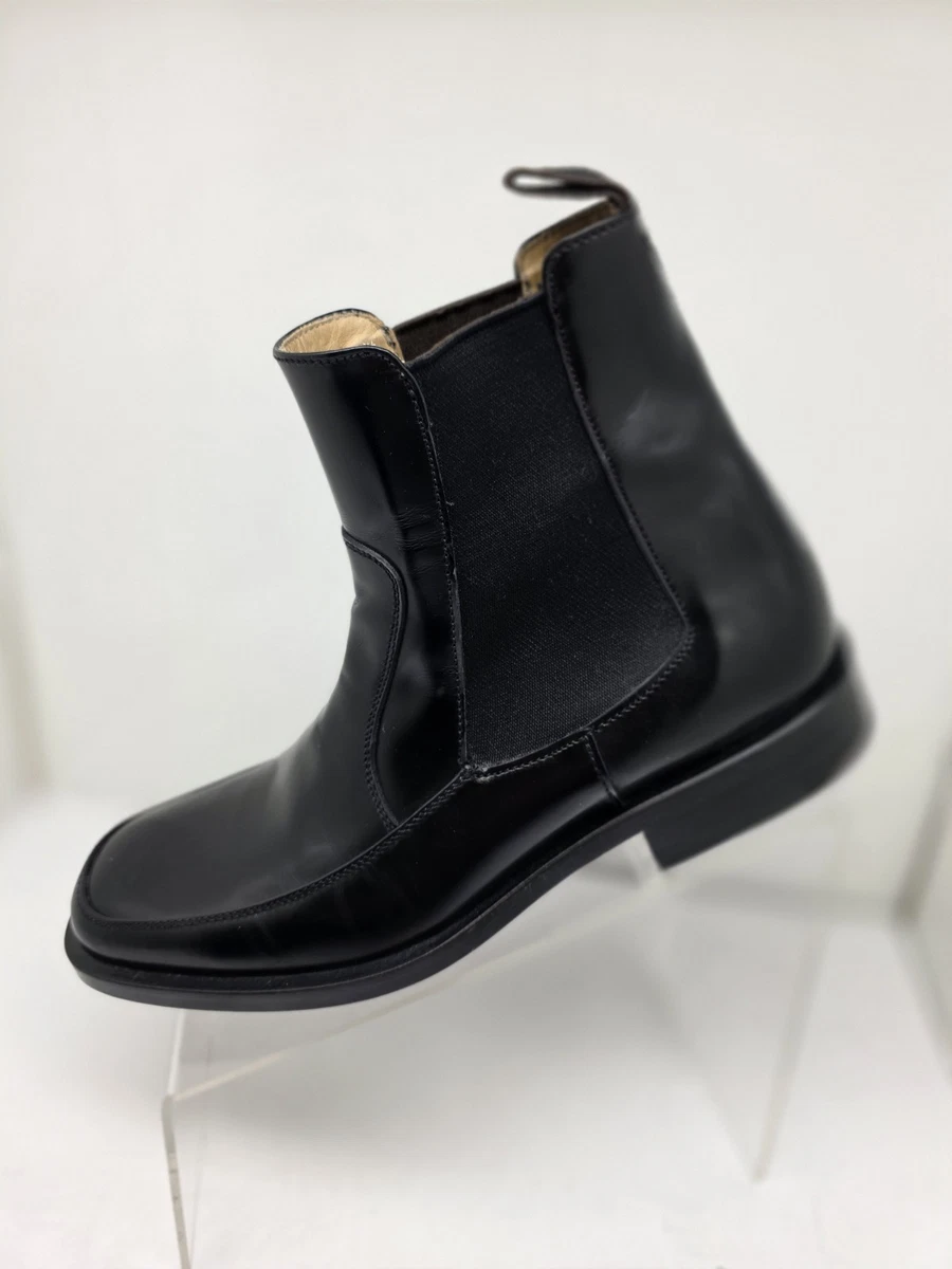 Dolce&Gabbana Leather Upper Black Boots for Men for Sale  display picture 1