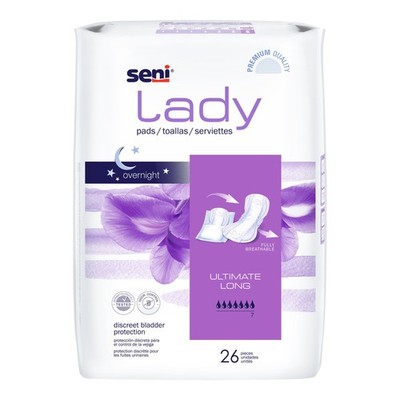 Seni  Lady Ultimate Absorbency Bladder Control Pads, Long
