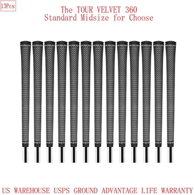 13PCs Golf Grip The TOUR VELVET 360 Grip Golf Club Grip high Traction Material