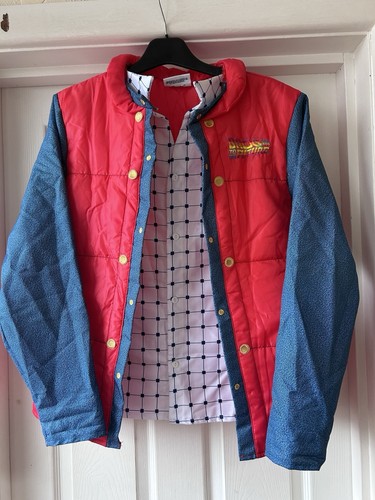 Costume Uomo Adulto Ritorno al Futuro Marty McFly Vestito Fantasia Cosplay - Medium - Foto 2 di 7