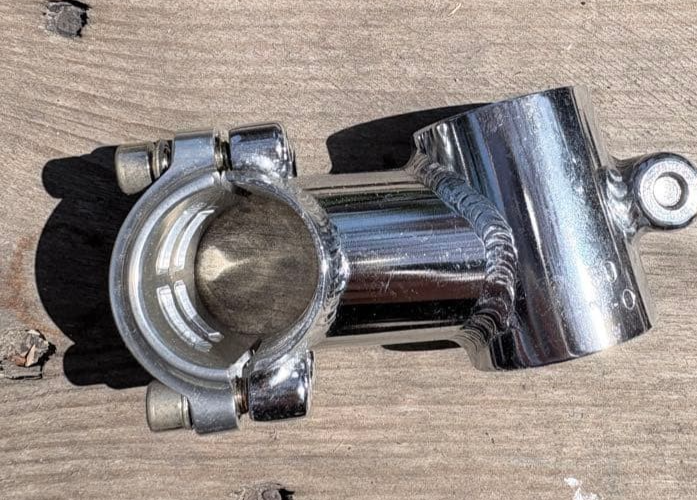 SimWorks Rhonda Stem 50mm Chrome Moly Silver Vintage MTB BMX Rare
