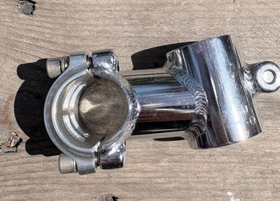 SimWorks Rhonda Stem 50mm Chrome Moly Silver Vintage MTB BMX Rare