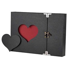 Scrapbook Handmade DIY Family Photo Albums Couples Memory Book Page Black