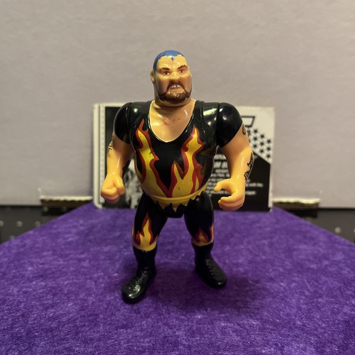 Vintage WWF WWE Hasbro Series 8 Bam Bam Bigelow Ac...