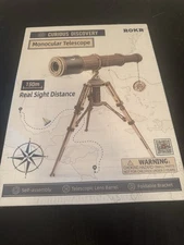 ROKR 3D Wooden Puzzle Monocular Telescope NEW