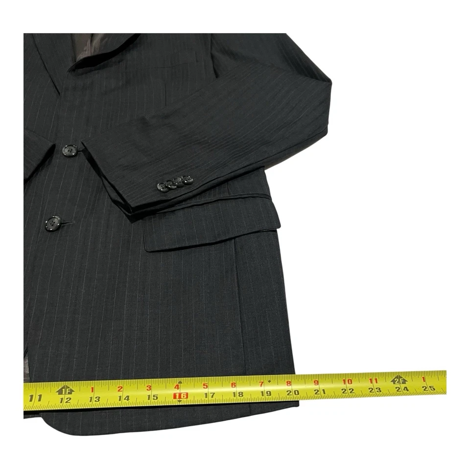 John Varvatos США Blazer куртка Sport пальто мужской размер 38 SH Lyon 2 пуговицы с подкладкой - Изображение 3 из 4