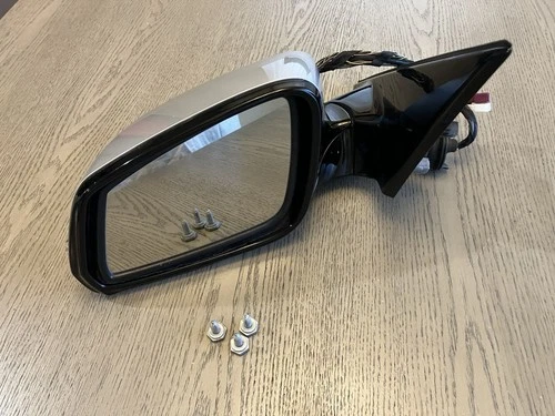 BMW 750LI F01 OEM 13-15 FRONT LEFT DRIVER SIDE DOOR MIRROR WITH CAMERA SILVER