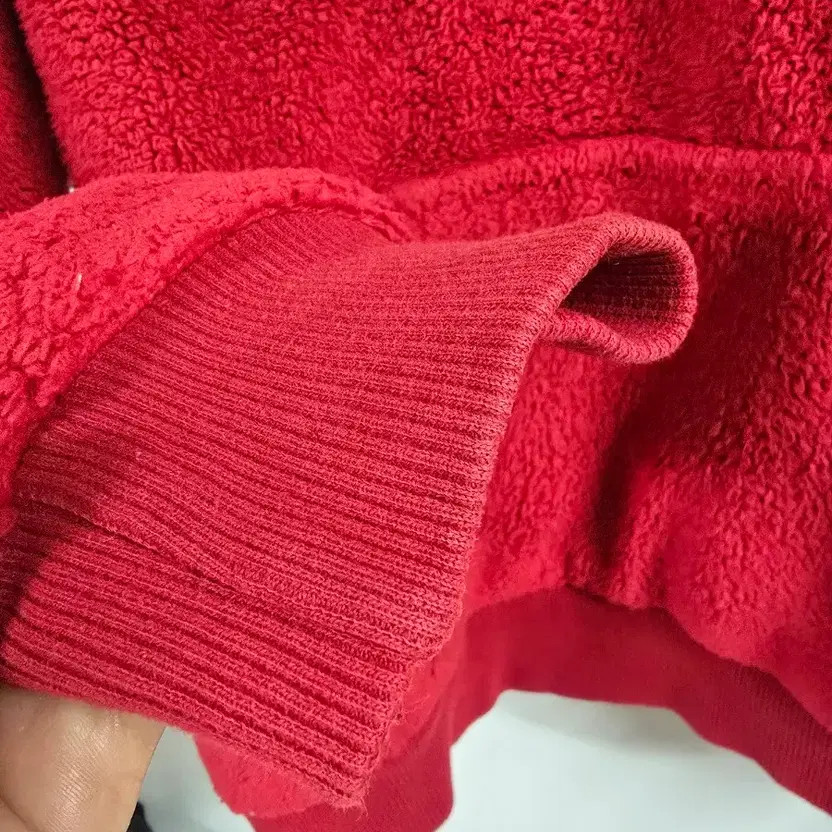 Nike x Supreme Red Fuzzy Hoodie - Men's Large thumbnail 7