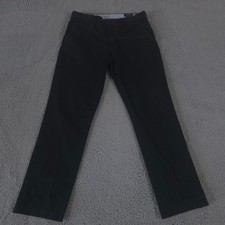 Polo Ralph Lauren Pants Mens 36x32 Black Stretch Straight Fit Chino Cotton Twill