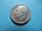 1956 P Silver Roosevelt Dime F FREE SHIPPING r