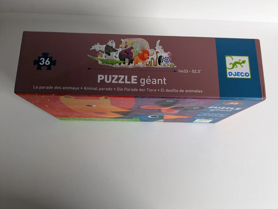 Djeco Puzzle Geant - Animal Parade - 36 Pieces - Over 1 m long Gift Idea - Image 4 of 4