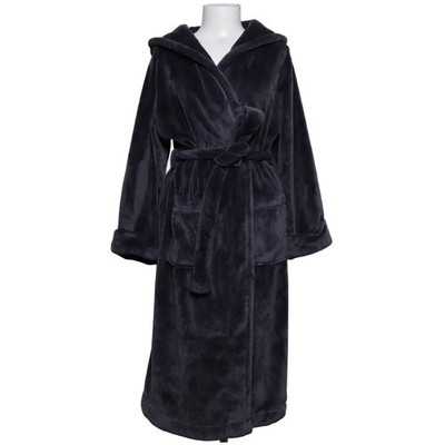 Jasper Conran, Bademantel, Größe: 36, Grau, Polyester, Einfarbig, Fleece #Mul