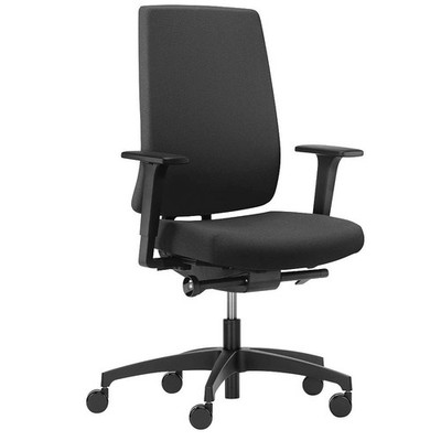 Dauphin Bürostuhl Indeed operator SLP, ID 7046_SLPP1 Stoff schwarz, Gestell...