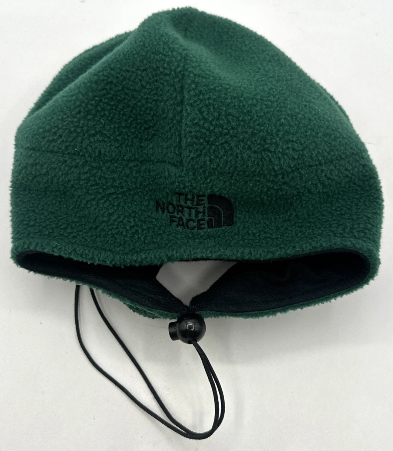 VTG North Face High Point Unisex Fleece Beanie Hat Alpine Green Reg Size READ
