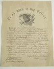 CIVIL WAR 29TH MASSACHUSETTS  DISCHARGE  MEDAL OF HONOR 1865