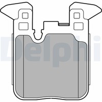 Delphi LP2660 Bremsbelagsatz, Scheibenbremse FüR Bmw